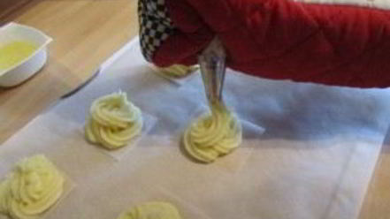 Рецепт запеченного пюре в духовке