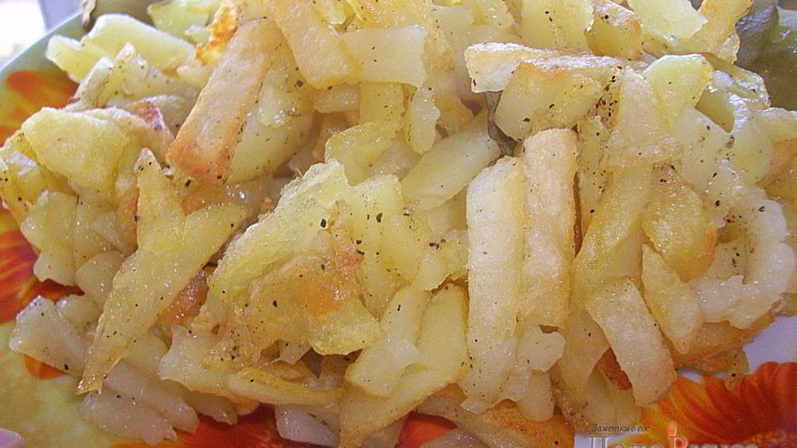 Рецепт жареной картошки