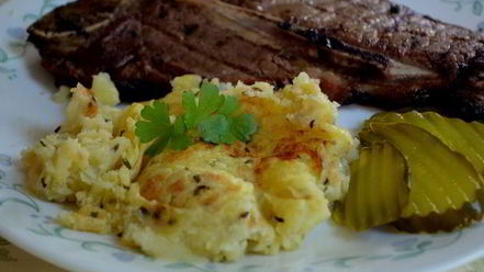 Рецепт жареного картофеля по-щвейцарски