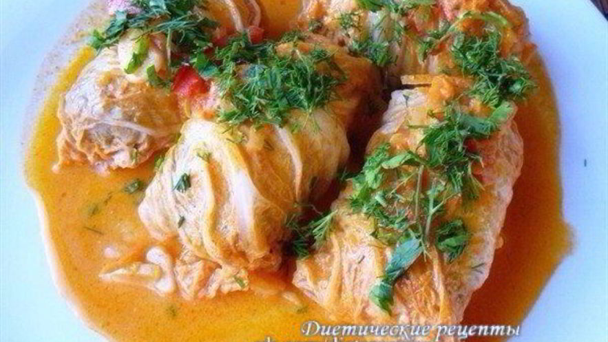 Рецепт диетических голубцов