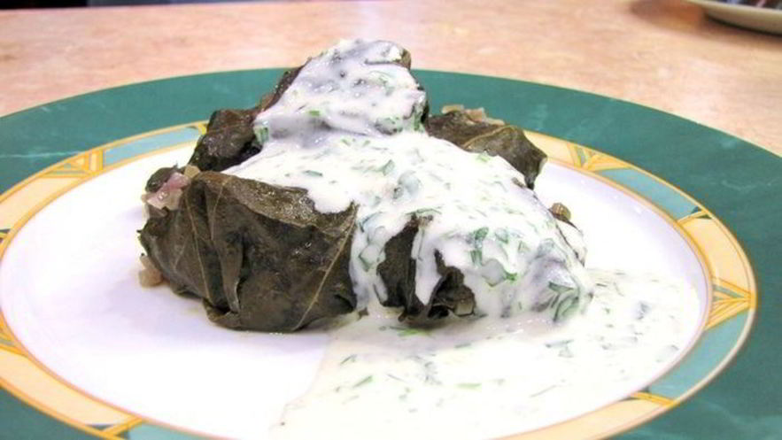 Рецепт долмы — голубцов в виноградных листьях