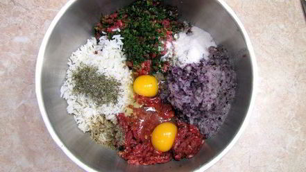 Рецепт долмы — голубцов в виноградных листьях