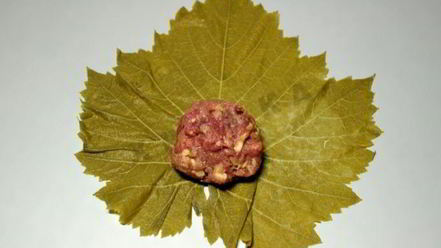 Рецепт долмы из баранины и булгура под мятным соусом