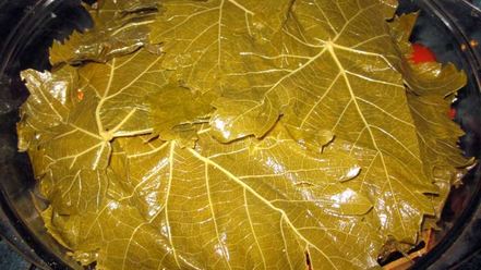 Рецепт долмы из маринованных листьев