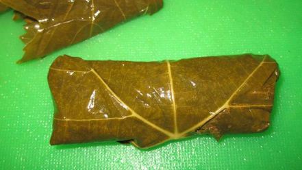 Рецепт долмы из маринованных листьев