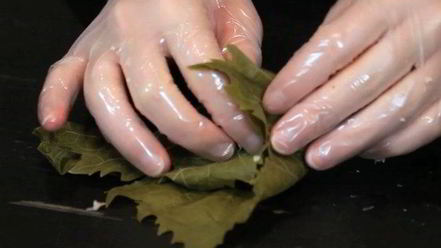 Рецепт долмы с индейкой и кускусом