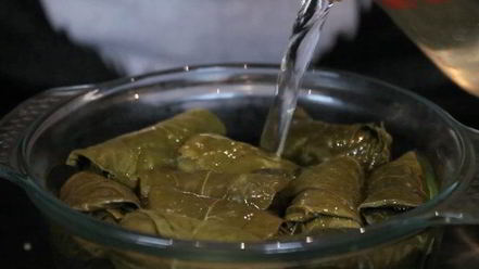 Рецепт долмы с индейкой и кускусом