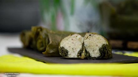 Рецепт долмы с индейкой и кускусом