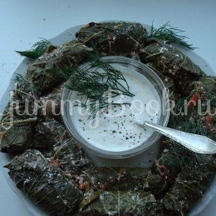 Рецепт Долмы в виноградных листьях