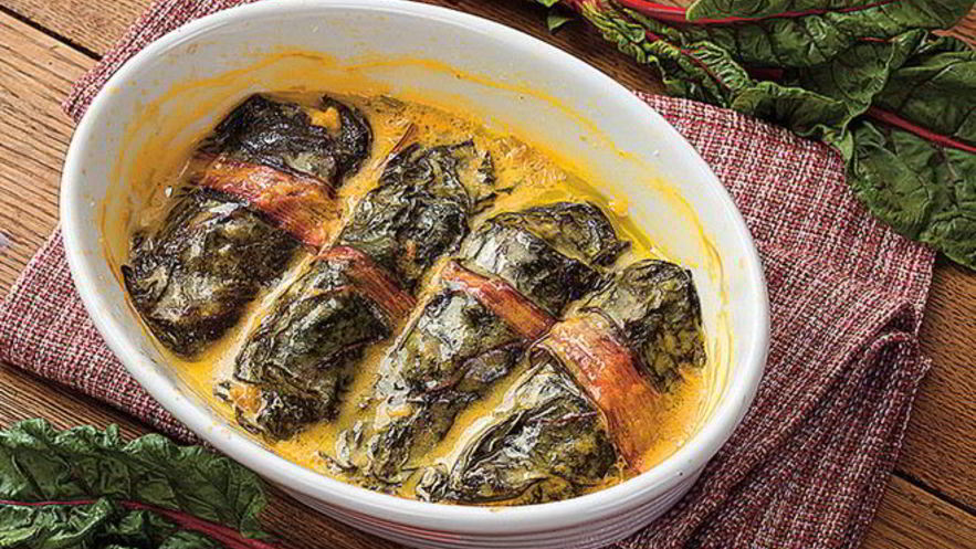 Рецепт голубцов из листьев свеклы с сыром