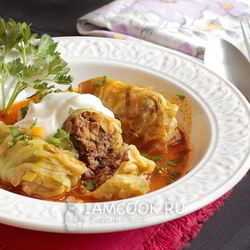 Рецепт Голубцов из молодой капусты с перловкой