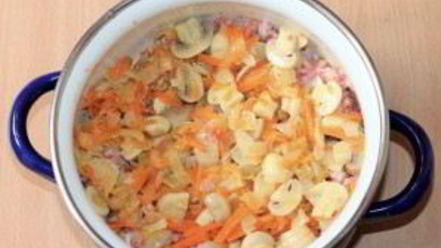 Рецепт голубцов ленивых с грибами