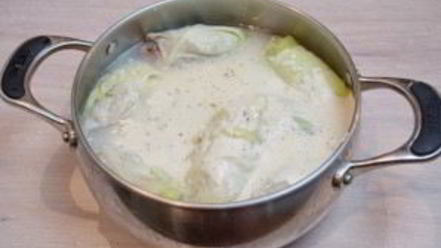 Рецепт голубцов под сметанным соусом