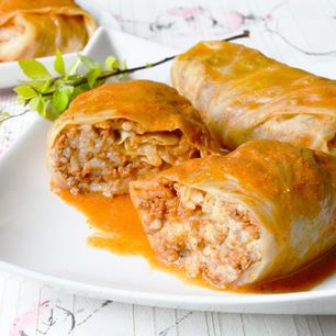 Рецепт Голубцов с фаршем и рисом в кастрюле