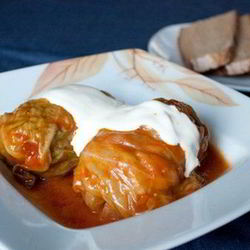 Рецепт Голубцов с фаршем и рисом в мультиварке