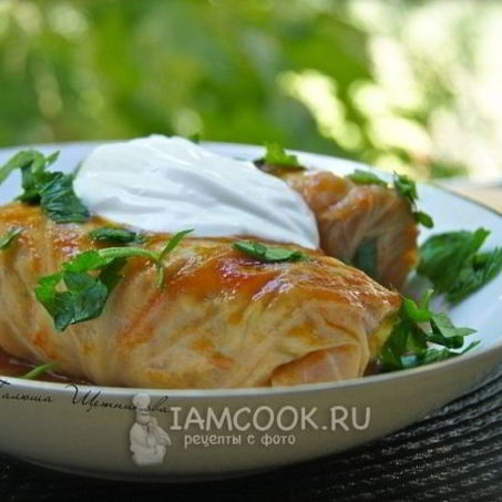 Рецепт Голубцов с мясом и рисом