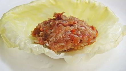 Рецепт голубцов с мясом и рисом