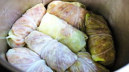 Рецепт голубцов с мясом и рисом