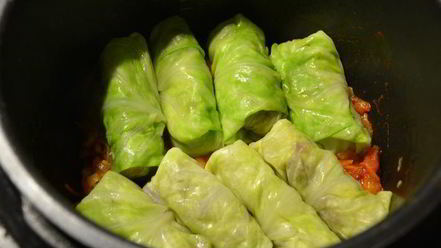 Рецепт голубцов с мясом в мультиварке