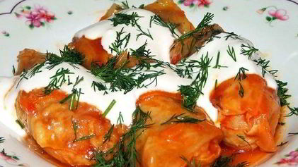 Рецепт Голубцов в капустных листьях