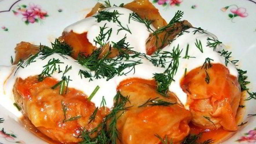 Рецепт голубцов в капустных листьях