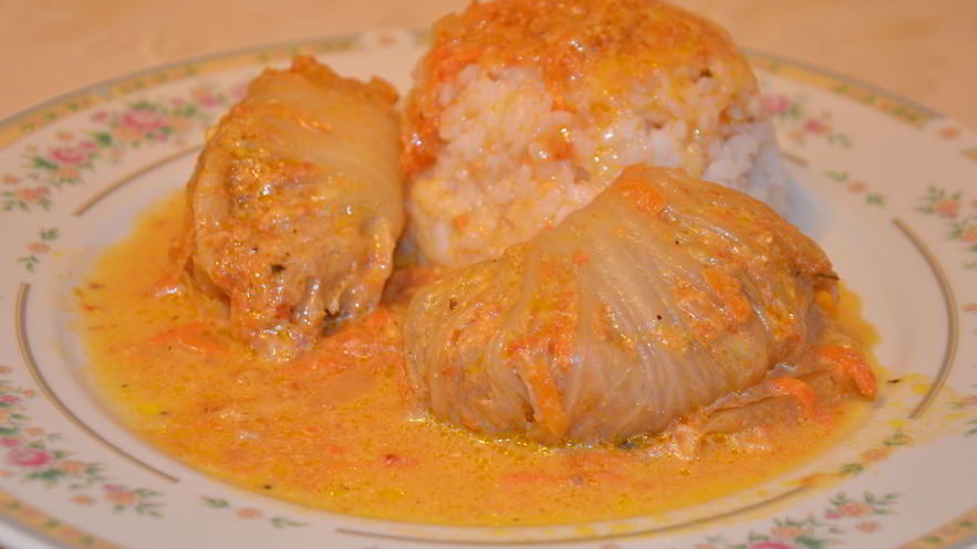 Рецепт голубцов в пекинской капусте в мультиварке