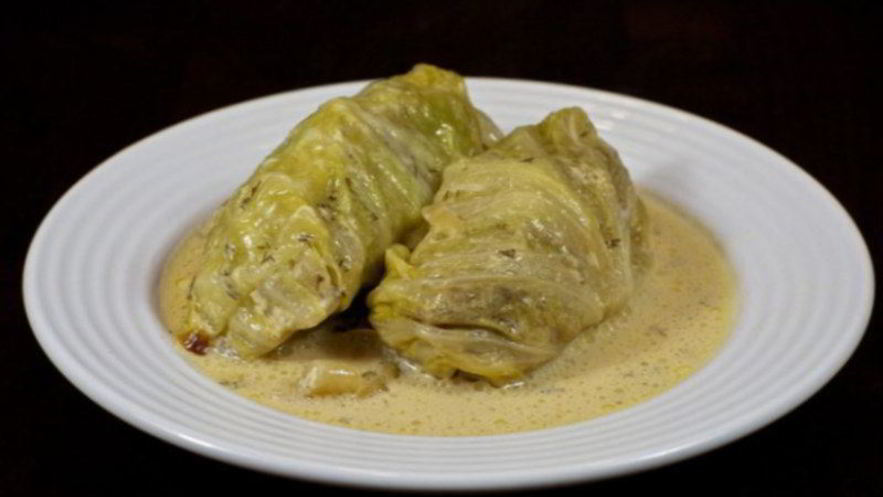 Рецепт голубцов в сметанном соусе