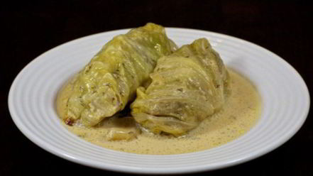 Рецепт голубцов в сметанном соусе