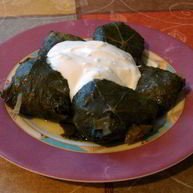 Рецепт Голубцов в виноградных листьях