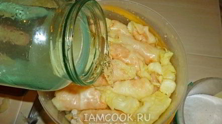 Рецепт квашеных голубцов с морковью