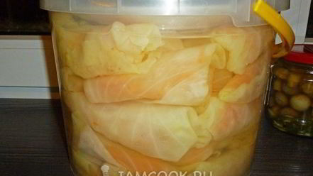 Рецепт квашеных голубцов с морковью