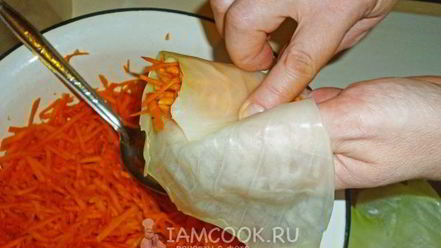 Рецепт квашеных голубцов с морковью