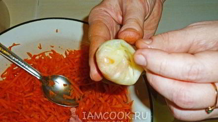 Рецепт квашеных голубцов с морковью