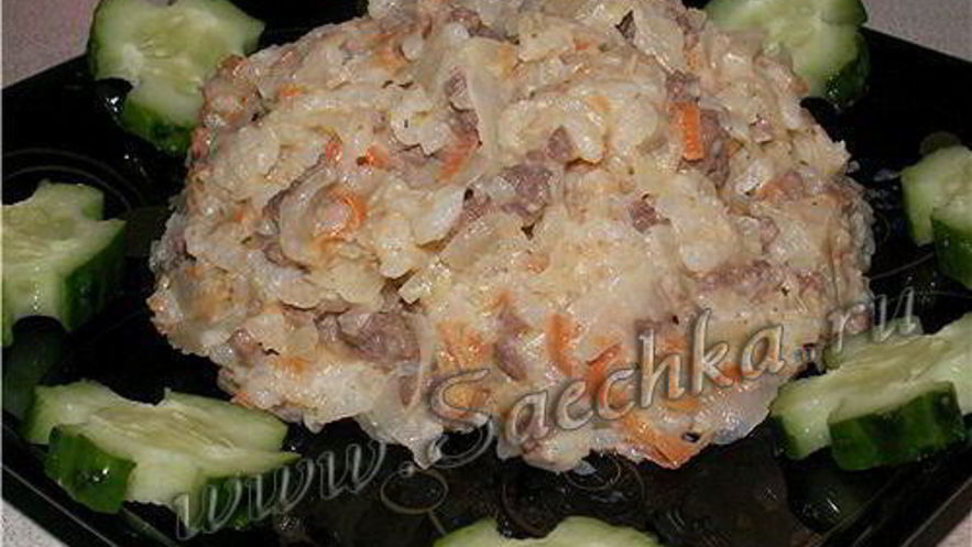 Рецепт ленивых голубцов с фаршем