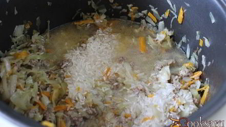 Рецепт ленивых голубцов в мультиварке