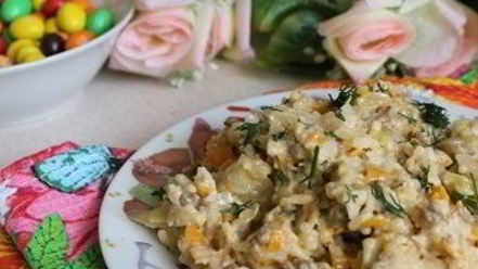 Рецепт ленивых голубцов в мультиварке