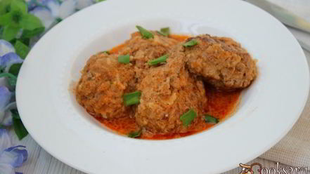 Рецепт ленивых голубцов в томатно-сметанном соусе