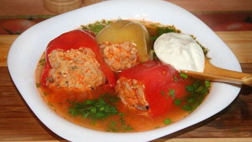 Рецепт летних голубцов с овощами