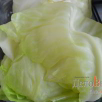 Рецепт Листьев капусты для голубцов