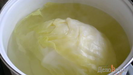 Рецепт листьев капусты для голубцов