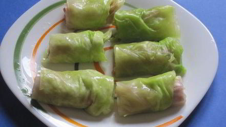 Рецепт мини-голубцов на шпажках
