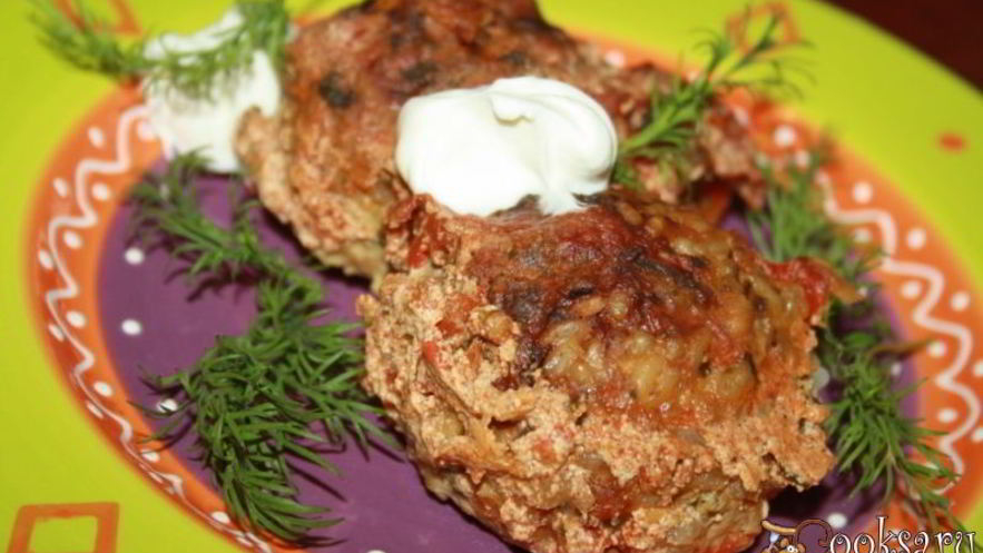 Рецепт нежнейших ленивых голубцов в томатно-сметанном соусе в духовке