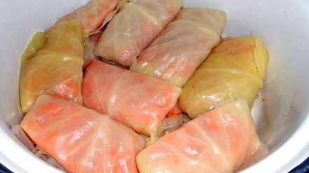 Рецепт овощных голубцов маринованных