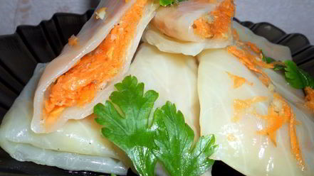 Рецепт овощных голубцов маринованных