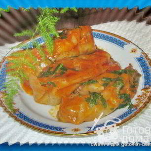 Рецепт Постных голубцов с гречкой и картофелем