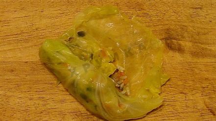 Рецепт постных голубцов с грибами и рисом