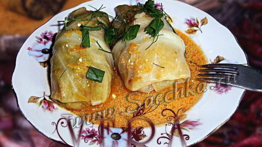 Рецепт постных голубцов с грибами