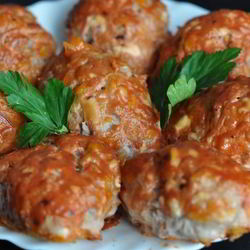 Рецепт Простых ленивых голубцов с куриным фаршем