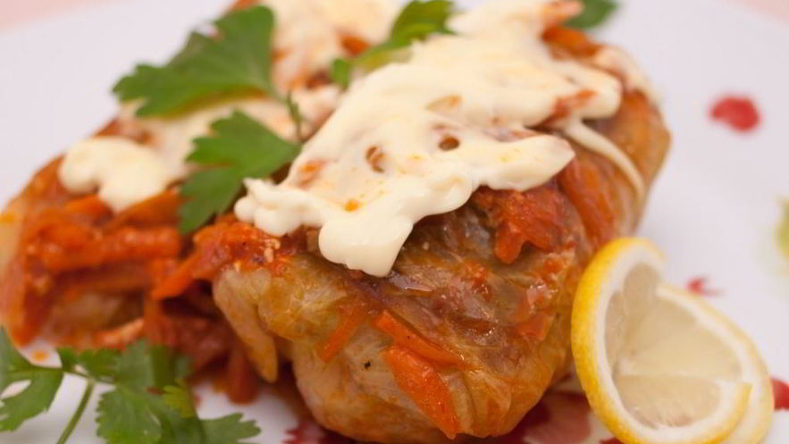 Рецепт тушеных голубцов