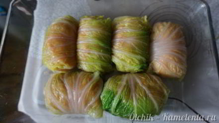 Рецепт запеченных голубцов с фаршем из индейки